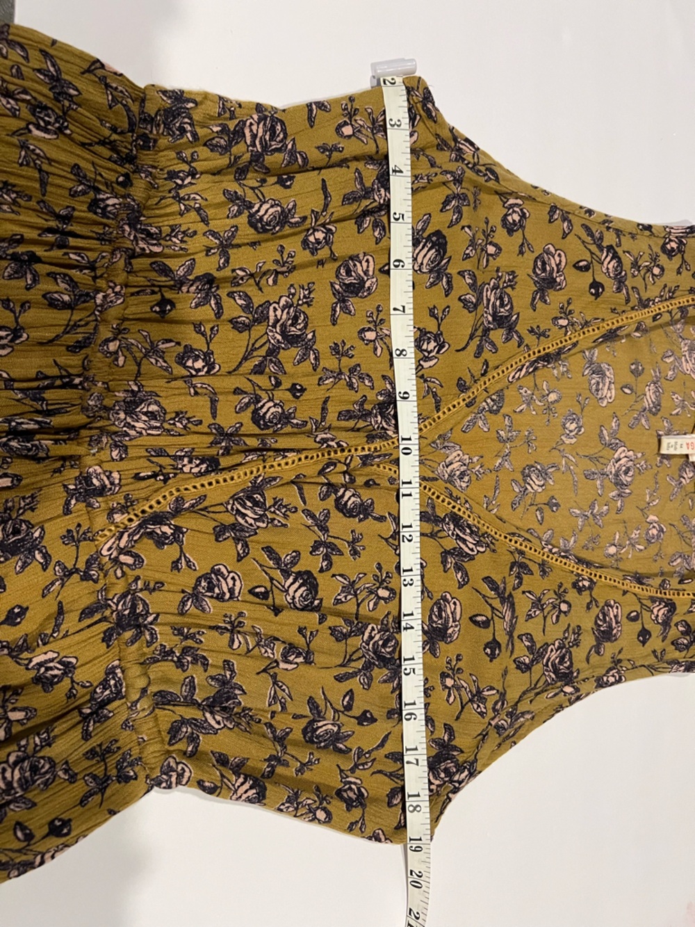 Anthropologie Mustard Sofia Floral Jumpsuit (Item #71) - Picture 8 of 10